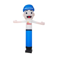 Modèles gonflables publicitaires d'extérieur personnalisés en forme d'étoiles ou de personnages de dessins animés, portables, avec souffleurs, étanches et résistants au vent
