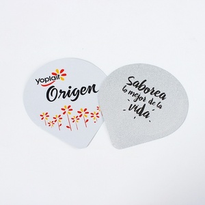 Tapas de aluminio preimpresas y preformadas de grado alimenticio con relieve, cubiertas de papel de aluminio de colores para yogur, tapas de plástico de fácil despegue para vasos de yogur - Product Image 4