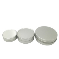 Emballage en aluminium personnalisé avec logo en relief, ODM OEM, boîte en aluminium de 100 ml 150 ml avec couvercle à vis