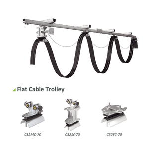Sistema de Alimentación Eléctrica APAX CRANE con Riel de Acero Galvanizado, Kit de Riel de 6m, Carros Portacables, Abrazadera Final, Grúa de Arrastre, Garantía de 2 Años - Product Image 6