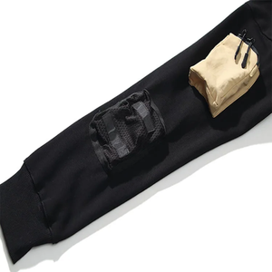 Nueva sudadera de color sólido de invierno Chaqueta de Sudadera con capucha multibolsillo para hombres de deportes juveniles europeos y americanos - Product Image 4