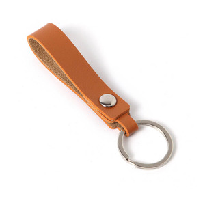 Factory Custom Leather Keyring Key Holder Pendant Retro Promotion Gift Blank Luxury Pu Leather <strong>Keychain</strong> - Product Image 4