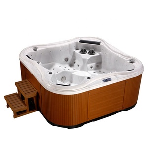 JOYSPA Baignoire <span class=keywords><strong>Balnéo</strong></span> 5 Personne Acrylique Autoportante Massage Spa <span class=keywords><strong>Bain</strong></span> À Remous - Product Image 6