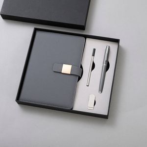 Promo Ensemble Cadeau Luxe Personnalisable pour Entreprises : Carnet A5 en Cuir Noir, Stylo, Mug Isotherme et Clé USB - Product Image 5