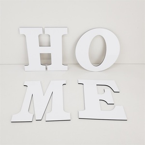 Lettere di sublimazione <span class=keywords><strong>in</strong></span> <span class=keywords><strong>legno</strong></span> vuoto per la casa o la scuola decorazione da appendere alla parete quotidiana istruzione preliminare lettere di carattere - Product Image 6