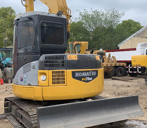 Mini-excavatrice Komatsu PC78US-6 d'occasion à prix avantageux avec moteur Cummins, composants Kawasaki, capacité de 8 tonnes, pompe à engrenages - Product Image 2