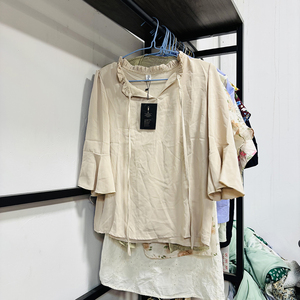 เสื้อเบลาส์ผ้าฝ้ายสำหรับผู้หญิง, เสื้อผ้ามือสองสไตล์ผสมอูเคย์อูเคย์ - Product Image 1