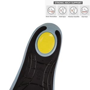 Limited Discount Comfort Arch Supports Insoles Orthotics <b>Inserts</b> with Pu+Gel Material Customizable Sizes Relieve Pain - Product Image 2