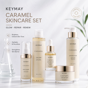 Set Skincare al Caramello Private Label, <span class=keywords><strong>Kit</strong></span> per Pelle Luminosa e Radiosa, Set per Cura del Viso Riparatore, Prodotti di Bellezza - Product Image 1