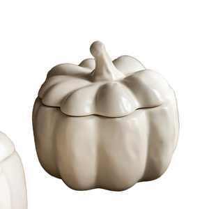 Ciotola Vintage in ceramica da 4.5 pollici squisita tazza di zuppa usa e getta con <span class=keywords><strong>zucca</strong></span> - Product Image 6