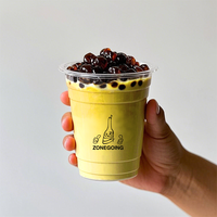 Noix de coco au fruit de la passion de qualité supérieure avec Konjac Crusyal Boba Kit de thé à bulles instantané avec poudre de thé au lait pour la relaxation quotidienne