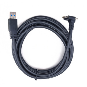 <b>Type</b> <b>C</b> Right Angle Data <b>Cable</b> 3A Fast <b>Charging</b> Shielded Pure Copper PVC Jacket For Mobile Phone - Product Image 5