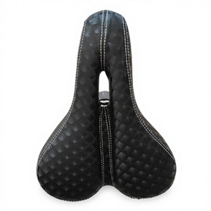 Selle de vélo Hongteng noire simple, légère, confortable et sécurisée avec ventilation - Product Image 5