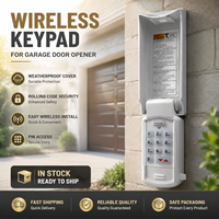 Teclado inalámbrico para puerta de garaje, sin llave, 315mhz, 390mhz, código de acceso con contraseña, control remoto, sistema de acceso de seguridad resistente a la intemperie
