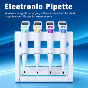 Micropipette numérique de haute précision 0,5-10μl, <span class=keywords><strong>pipette</strong></span> électronique réglable, outil professionnel de manipulation de liquides pour laboratoire - Product Image 1