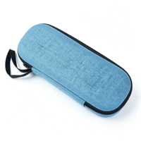 Étui de rangement portable compartimenté avec sangle de transport, fermeture éclair, sac de transport rigide en EVA pour stylos