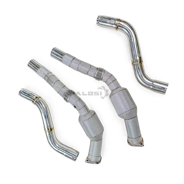 Performance Exhaust System with Insulated V-Clamps for Dodge Charger 5.7 2008-2016 Perfect Installation
