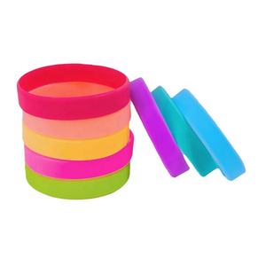 <span class=keywords><strong>Pulsera</strong></span> de silicona <span class=keywords><strong>antimosquitos</strong></span> Pulseras inspiradoras de colores redondos para pulseras promocionales repelentes - Product Image 2