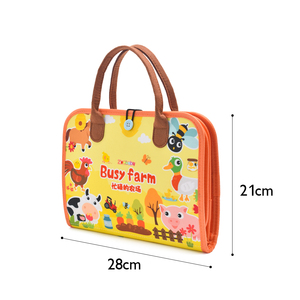 Papan Aktivitas Sensorik Edukatif untuk Anak, Latihan Motorik Halus, Terapi ADHD & Autisme, Bahan Felt, Grosir & Custom - Product Image 5