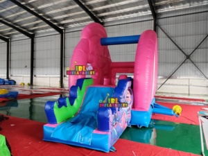 Castillo Inflable con Tobogán para Niños, Diseño de Dibujos Animados, PVC, para Fiestas de Cumpleaños, Venta al Por Mayor - Product Image 2