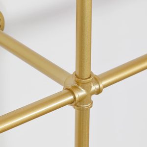 Giá treo quần áo bằng ống thép công nghiệp, giá trưng bày quần áo cửa hàng bằng kim loại, móc treo quần áo đa năng, thanh treo siêu bền - Product Image 5