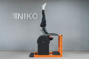 Venta caliente <span class=keywords><strong>INIKO</strong></span> Equipo de fitness Escalera de acero Barril Pilates Yoga multifuncional Blanco y negro - Product Image 5