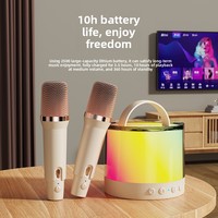 Enceinte Karaoké Portable K36 Mini Tout-en-un avec Son Haute Qualité et Double Micro pour Duos - Vente en Gros