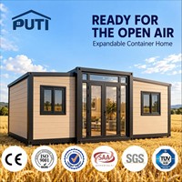 Maison modulaire de luxe en acier et panneaux sandwich 20FT 30FT 40FT extensible, villa, hôtel, couleurs personnalisées, garantie 5 ans