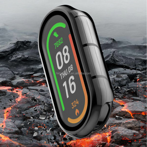 <span class=keywords><strong>360</strong></span> degrés couverture complète protecteur d'écran pare-chocs dur PC étui pour <span class=keywords><strong>Xiaomi</strong></span> Mi Band 9 8 8Pro couverture verre trempé Smartwatch étui - Product Image 5