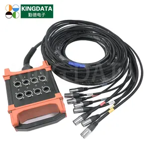 Kabel Ular Audio Multi-kabel Jaringan Stp OEM untuk Ular Kabel Listrik Audio Digital untuk Panggung Profesional