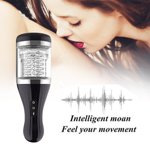 7 частот интеллектуальное вращение влево и вправо наружное произношение без рук Мужская чашка для мастурбации - Product Image 3