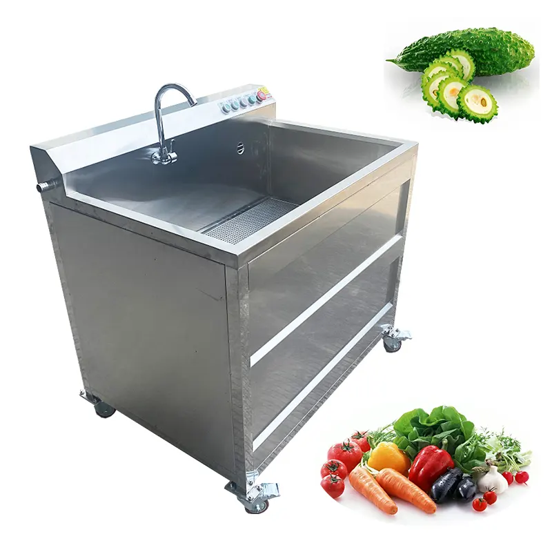 Ozon sterilizasyon hava kabarcığı meyve yapraklı sebze yıkama havuç çamaşır makinesi satılık