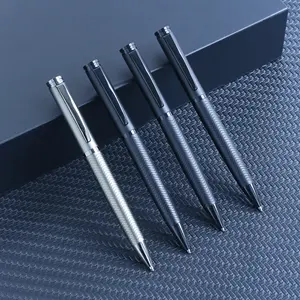 Fornecedor metal caneta esferográfica logotipo personalizado negócio presente caneta metal