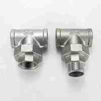 Raccord réducteur hexagonal en acier inoxydable 316 316L ASME B31.3, filetage NPT femelle, surface lisse, pour usines de traitement chimique, directement de l'usine