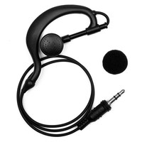 Écouteur universel 3,5 mm pour téléphone portable, oreillette simple, écouteurs MP3 à ligne courte, écouteurs flexibles Bluetooth