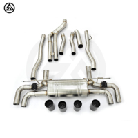 Knalpot Valvetronic CSZ Laris untuk BMW 540i G30 B58 3.0T Sistem Knalpot SS304 Peredam Suara Berkatup Pipa 2.75mm Ujung Knalpot 89mm