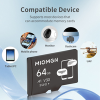 MIOMGN Hochgeschwindigkeits-Plastik-Speicherkarte 32GB-1TB U3 V30 A1 Wasserdicht ODM OEM Anpassbares Logo
