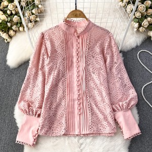 Wholesale of New Fashionable Elegant Women's Lace <strong>Blouse</strong> Ladies Tops Plus Size Women's Clothing - Product Image 2