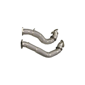 Collecteur d'échappement haute performance pour BMW N54 E90 E91 <span class=keywords><strong>E92</strong></span> E93 E82 135i <span class=keywords><strong>335i</strong></span> 1M 3.0T Twin Turbo avec protections thermiques - Product Image 1