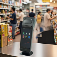 Android 14 Terminal de point de vente portable à écran tactile Imprimante de reçus pour la gestion intelligente de la vente au détail