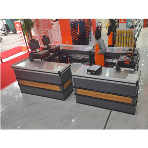 <span class=keywords><strong>Comptoir</strong></span> <span class=keywords><strong>caisse</strong></span> en métal utilisé par supermarché en métal de table de vente au détail de commodité en métal - Product Image 6