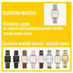 Reloj de Pulsera de Acero Inoxidable Personalizado Estilo Hip Hop, Suministro ODM para Mujeres de Oficina con Logotipo Privado, Hecho en China - Product Image 2