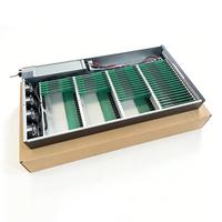 Untuk 80 Ponsel Android Phone Farm Chassis Unified Management Motherboard Box Memori 64/128GB RAM 8GB Hitam untuk Batch