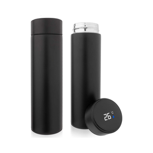 Taza de calefacción para coche y furgoneta de acero inoxidable 304 de 12V, termo aislante, frascos de vacío, botella de agua, taza de calefacción para coche con tapa LED - Product Image 1