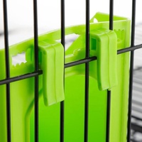 Support d'alimentation multicolore anti-gaspillage pour oiseaux, accessoire de fixation pour cage pour calops et agapornis, gadget d'alimentation pour perroquets