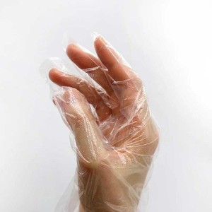 Disposable Vinyl Gloves Textured Full Powder Free Latex Free For Food Catering Medical Use 100 Pcs Non Sterile White - Product Image 1
