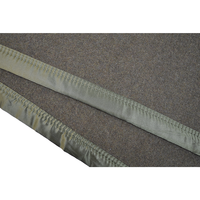 Couverture en laine 100% épaisse et lourde de couleur vert olive de l'armée BLUE PHOENIX, pour l'hiver, les secours en cas de catastrophe, les premiers secours, avec bordure en satin pour l'OTAN