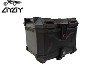 Coffre de moto en alliage d'aluminium, 36L, fabrication directe usine, coffre électrique, personnalisable