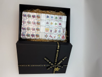 Ensemble de Mahjong Américain de Luxe Sur Mesure Thème Ski Acrylique Blanc Givré Perle Hôtel de Neige Thème Station de Ski pour Divertissement