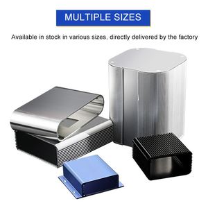 EBM IP54 Aluminum <b>Enclosure</b> Junction Box Customization Manufacturing Electric Metal Power Supply Box Housing Sandblasted - Product Image 4